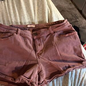 SO Women's Pink Jean Shorts
